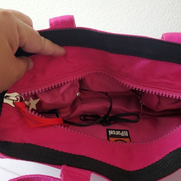 Vintage III Parcel Boombox Speaker Handbag Audio Shoulder Tote Bag Y2K Pink - Picture 14 of 16